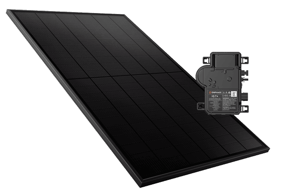 Enphase microinverter and Silhouetter panel