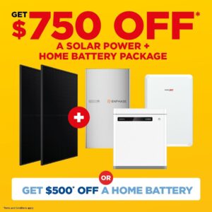 Get $750 off a Solar Power and Home Battery Package from Solahart