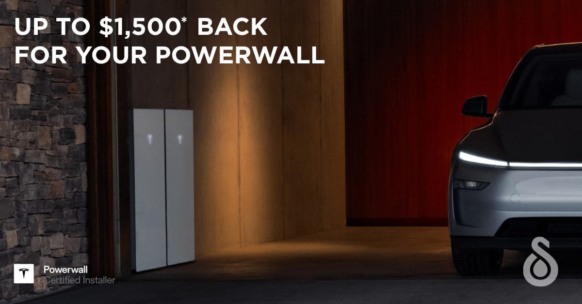 Get Up to $1,500 Back For Your Powerwall Installation